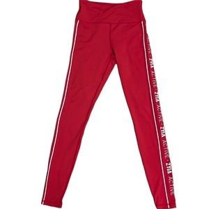Zyia Active Leggings Size 4 Red